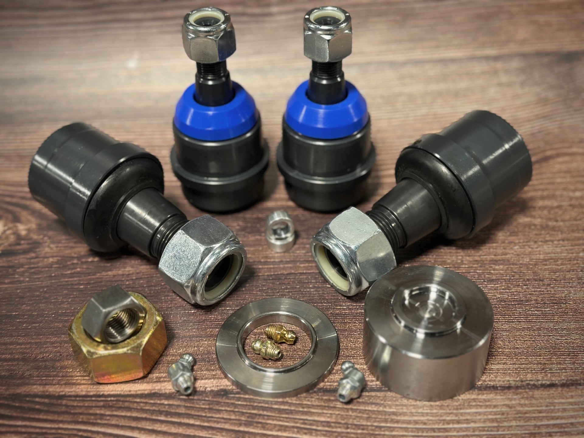 **SET OF 4 OVERSIZED**  EMF Dodge Ram 2013.5-2024 4WD Lower and Upper Ball Joint Kit